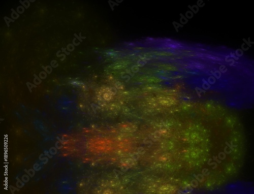 Imaginatory fractal abstract background Image