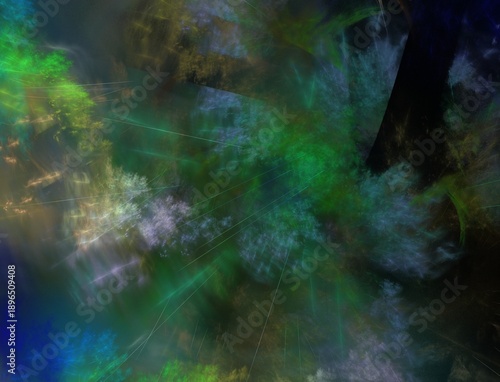 Imaginatory fractal abstract background Image