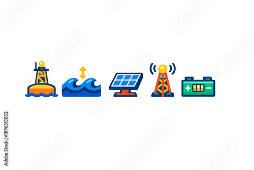 Different types of renewable energy sources and their roles in sustainable power generation are shown in this design