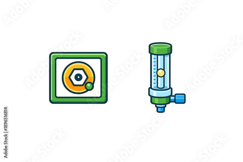 Setting up a gas pressure regulator and gauge in an industrial setting for proper flow measurement and control of gas supply during operations