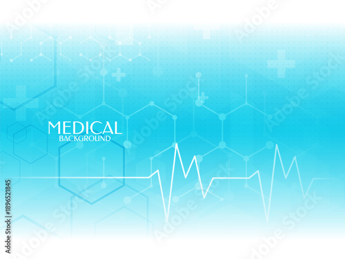 Abstract medical research and biotechnology background