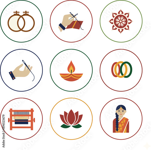 food and drink icons set