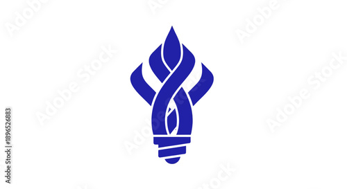 Blue lightbulb icon symbolizing innovation and creativity.