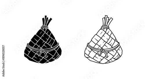 Ham meat food illustration vector Vector