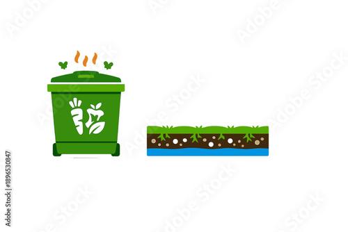 Waste management is important for the environment and composting helps recycle food and plant waste into nutrient-rich soil for gardening