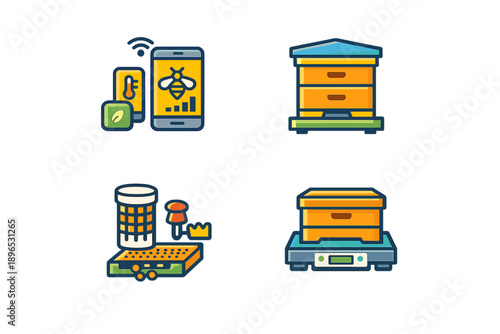 Smart beekeeping devices help monitor hive activity and support efficient honey production using modern technology for local beekeepers