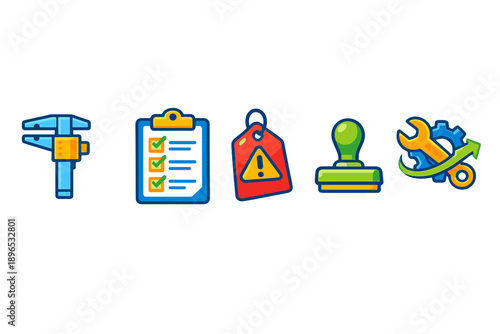 Tools for measuring and checking safety standards in construction and engineering work in a workspace setting