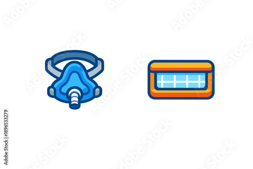 Mask and filter design used for protection in various settings during daytime activities in a clean environment
