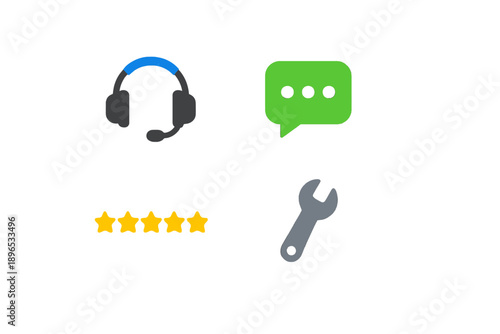 Support tools for service communication and customer feedback