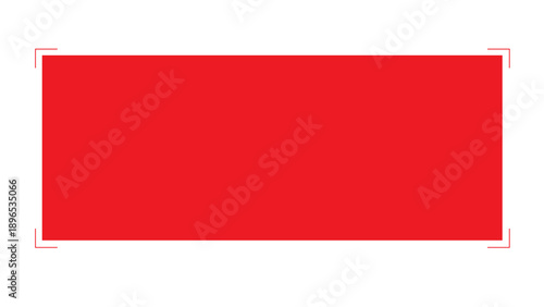 Solid bright red rectangle with subtle red corner registration marks, useful for design templates and print layouts. Free Download Solid bright red rectangle with subtle red corner registration marks, useful for design templates and print layouts. - GFXLoad