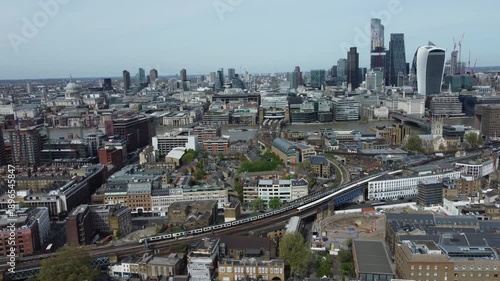 Bankside and City Skyline Overlooking the River Thames