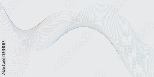 Abstract undulating wave formed by dotted and dashed lines in blue, green, and orange, with intricate patterns