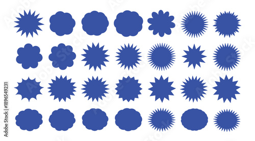 Black blob shapes, abstract organic forms, vector illustration. Modern blob shape design elements isolated on white background. Unique, artistic, creative, trendy, stylish, versatile