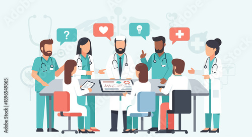 Medical team meeting