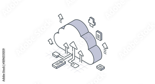 Cloud computing data storage technology.