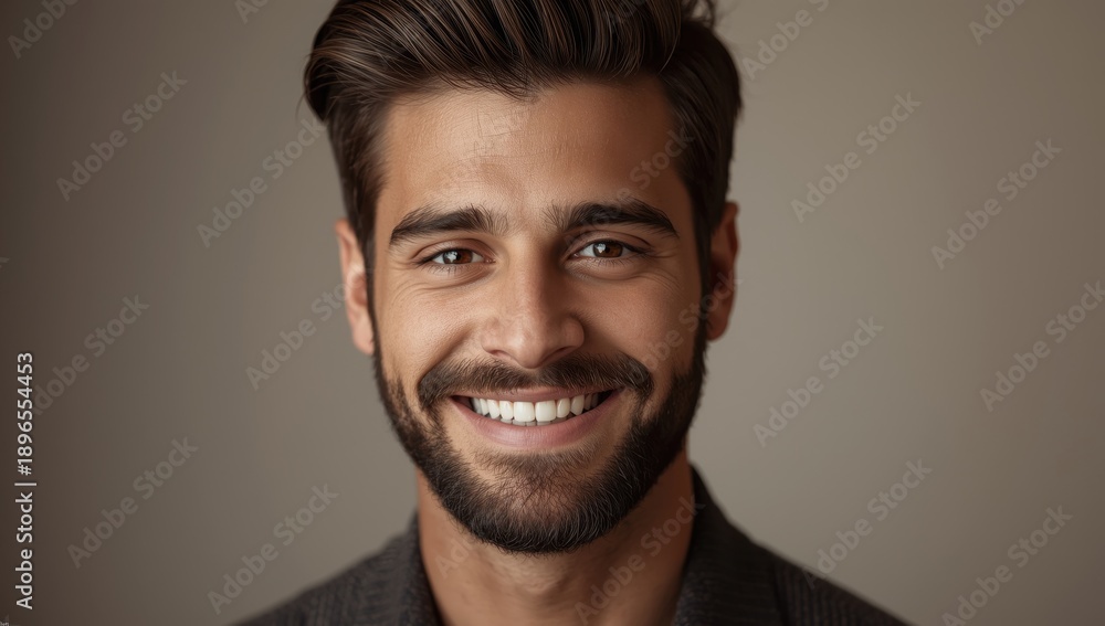 Fototapeta premium Image of a attractive bearded youth
