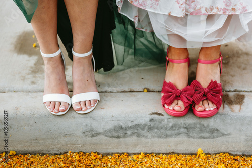 Women's Feet in Dress Shoes 