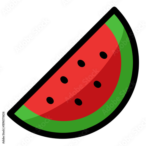 watermelon vector illustration