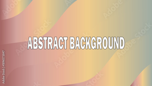 Abstract background with curved lines and pastel colors and text