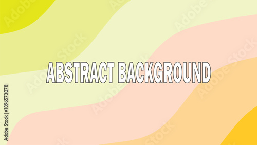 Abstract background with pastel colors and wavy lines and text