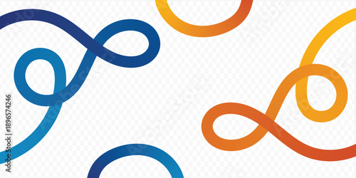 Abstract colorful line art background, Gradient line background, vector shape rainbow color line art background.