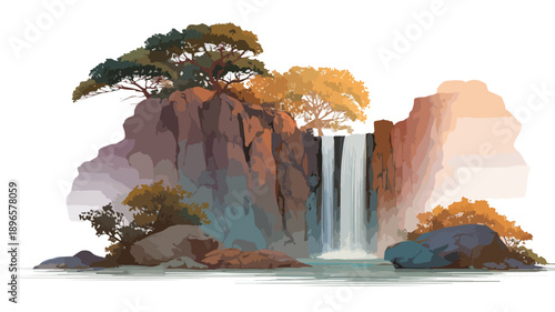 Stunning Waterfall Landscape Photography Showcase the Beauty of Nature