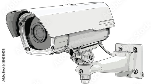 Professional Security Camera Clipart Vector Art for Illustration Designs