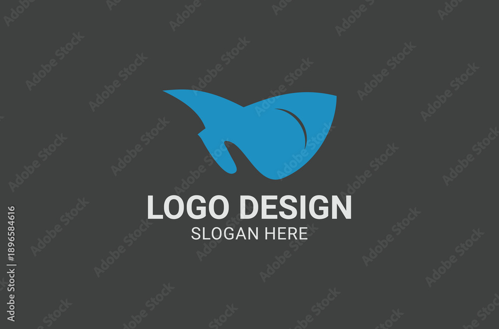 Obraz premium Flat Vector Logo Design Template Element