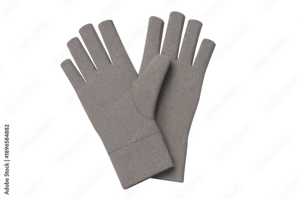 Obraz premium Grey compression gloves for joint pain relief