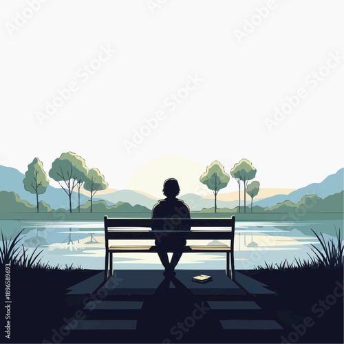 Abstract visual composition in muted palette used as versatile background with copy space