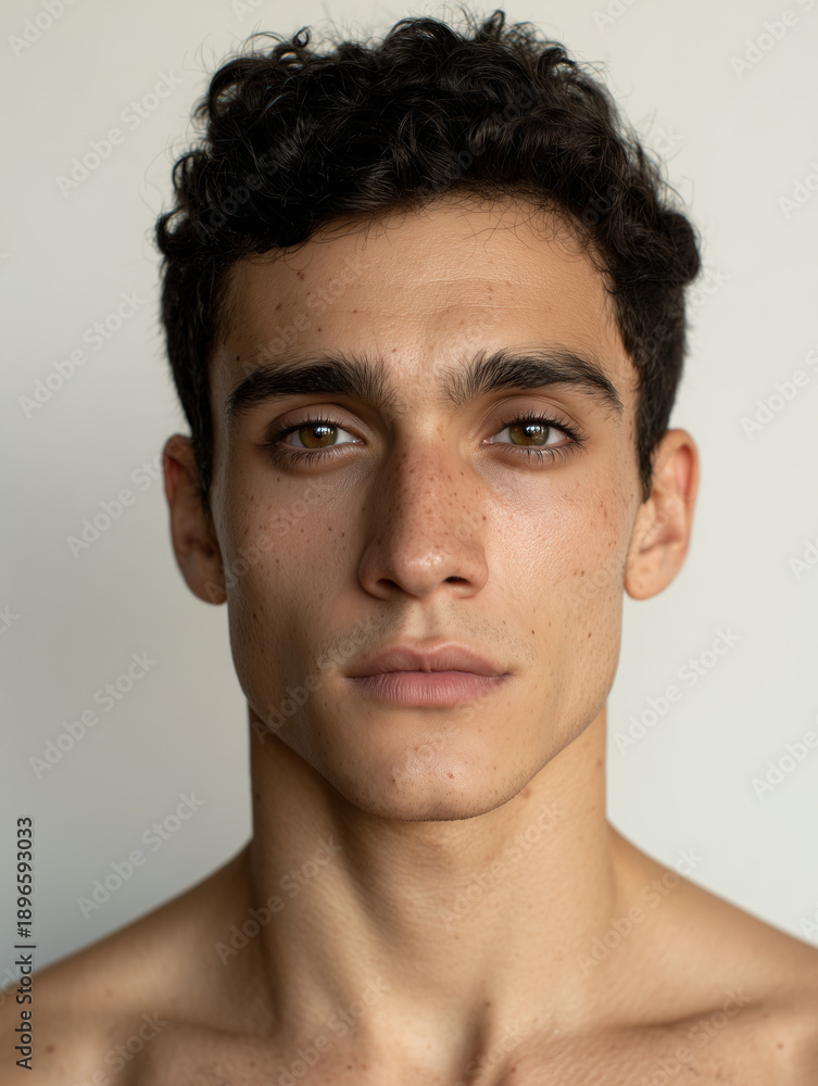 Fototapeta premium Studio portrait of handsome man