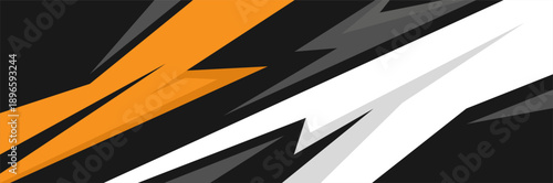 Vector car sticker wrap design. Graphic abstract line racing background kit design for vehicles, race cars, rallies, adventures, and liveries.