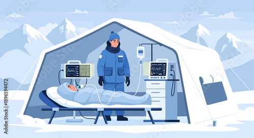 Medical in Remote Winter Setting