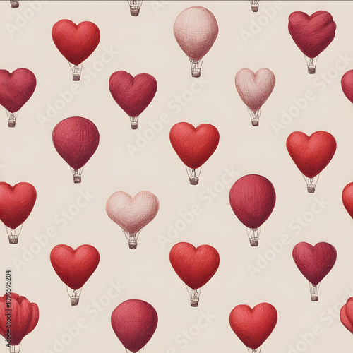 balloons shaped like hearts