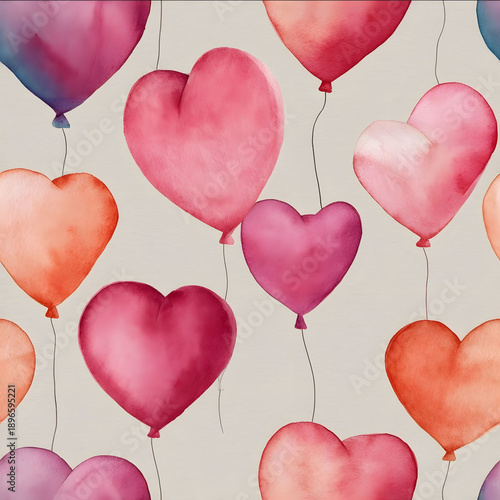 balloons shaped like hearts