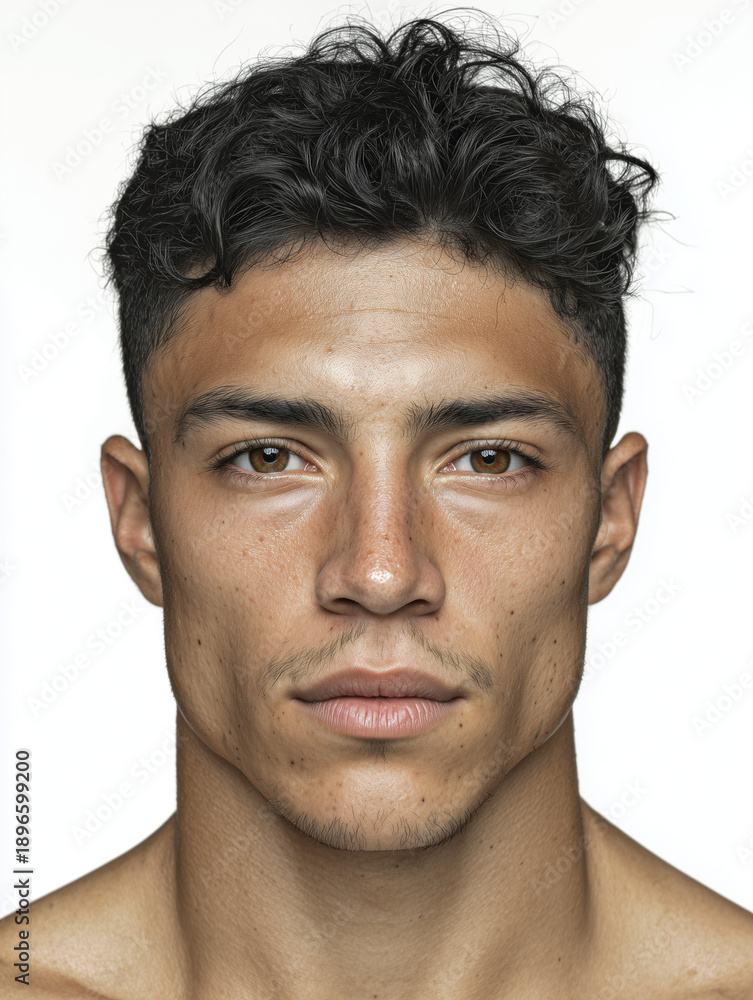 Fototapeta premium Studio portrait of handsome male model