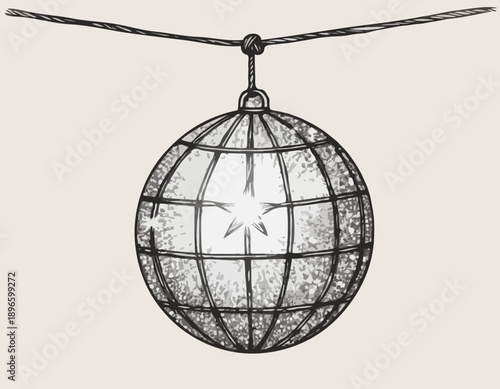 A cute minimalist black and white line drawing of a cartoon bear peeking over a line.