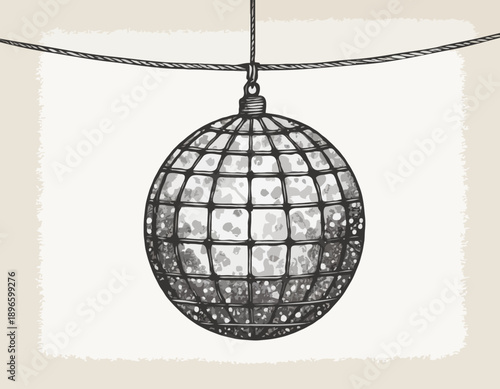 A cute minimalist black and white line drawing of a cartoon bear peeking over a line.