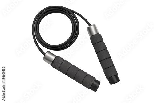 Jump rope for fitness workout with transparent background