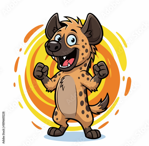 Hyena Cartoon Animal Character