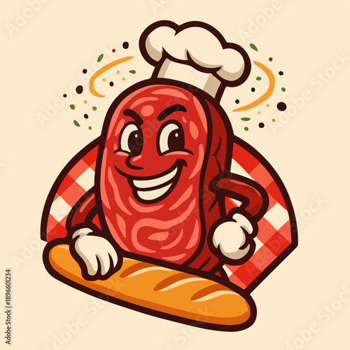 Hot Dog Cartoon Food Character