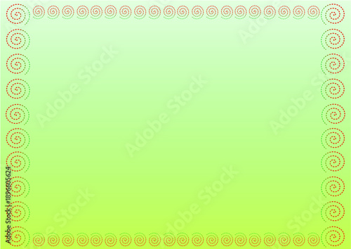 seamless abstract background, frame pattern with geometric spirals shapes