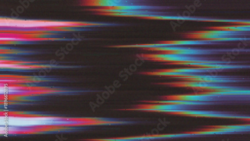 VHS Glitch Screen Pixel Effect. Abstract Technology Vector Background in Retro Style