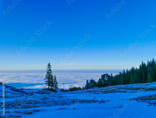 Abendstimmung Gipfel Kampenwand Bayern