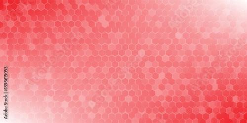 Light Red layout with hexagonal shapes. Design in abstract style with hexagons. Pattern for the texture of wallpapers.3D rendering