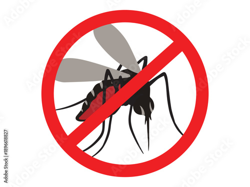 No Mosquito Symbol Clip Art
