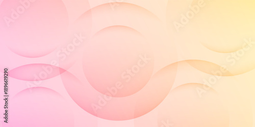 abstract background.modern.minimalist.pink and yellow gradations.circle effect.memphis.