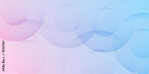 abstract background .blue and pink gradation. circle effect style. modern minimalist.