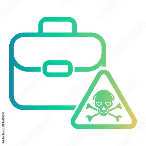 workaholic Line Gradient Icon