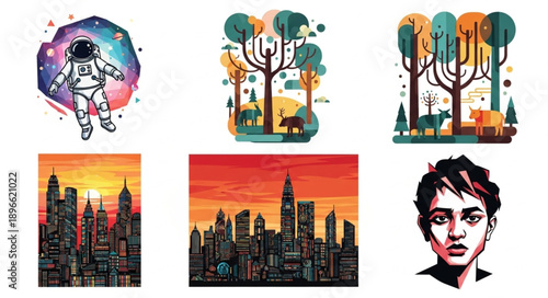 vector illustration of an abstract background